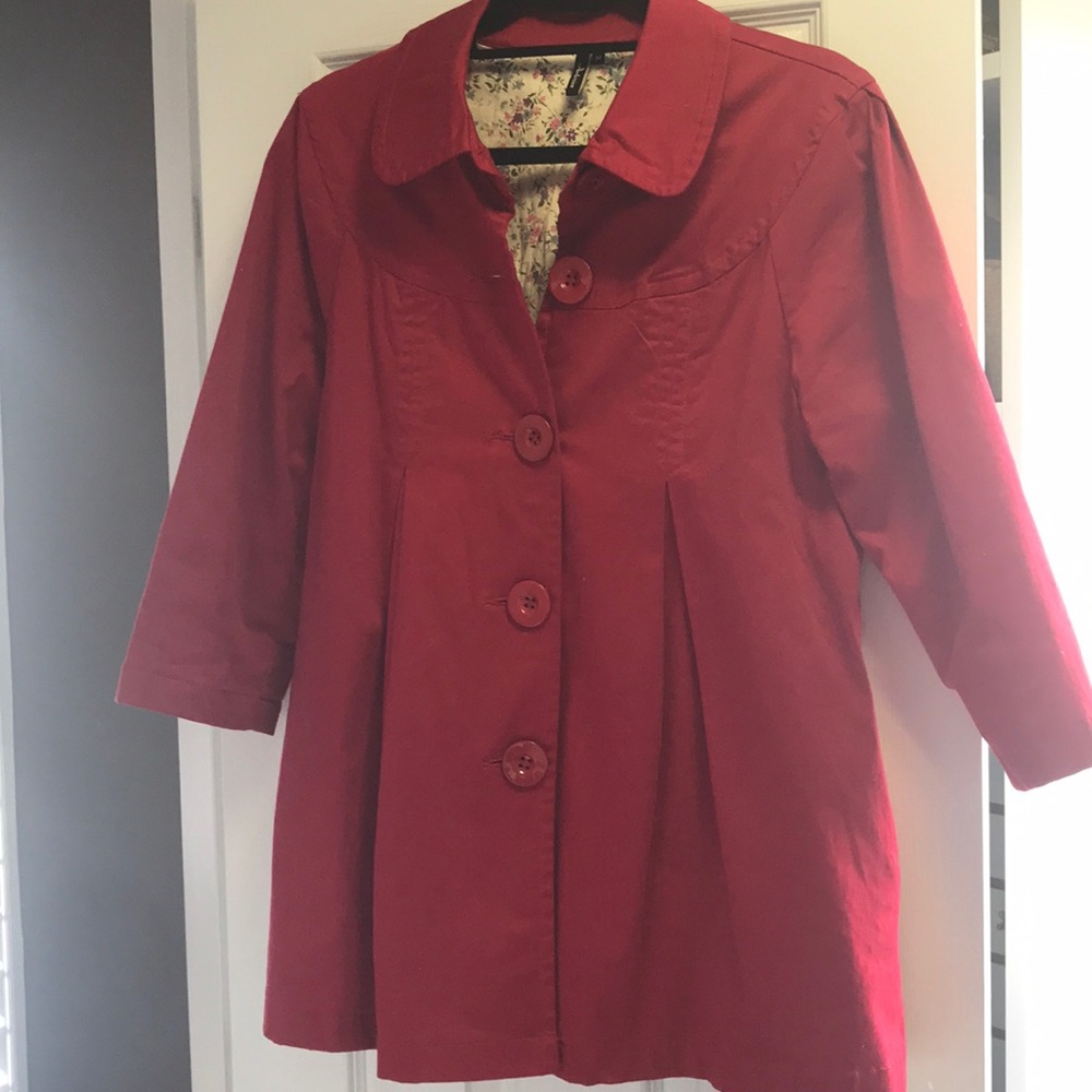 Red jacket